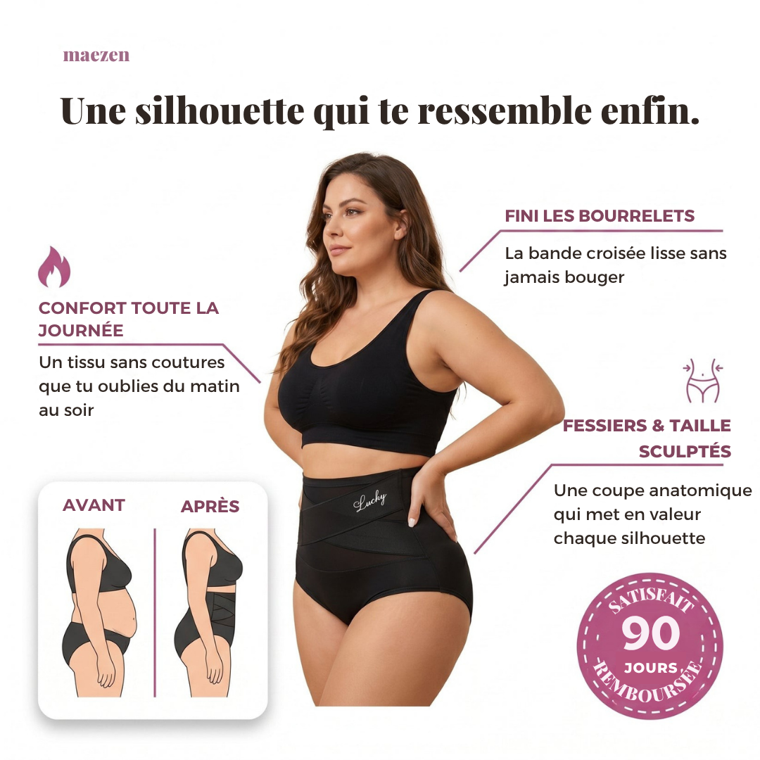 Culotte Gainante Taille Haute — Ventre Plat