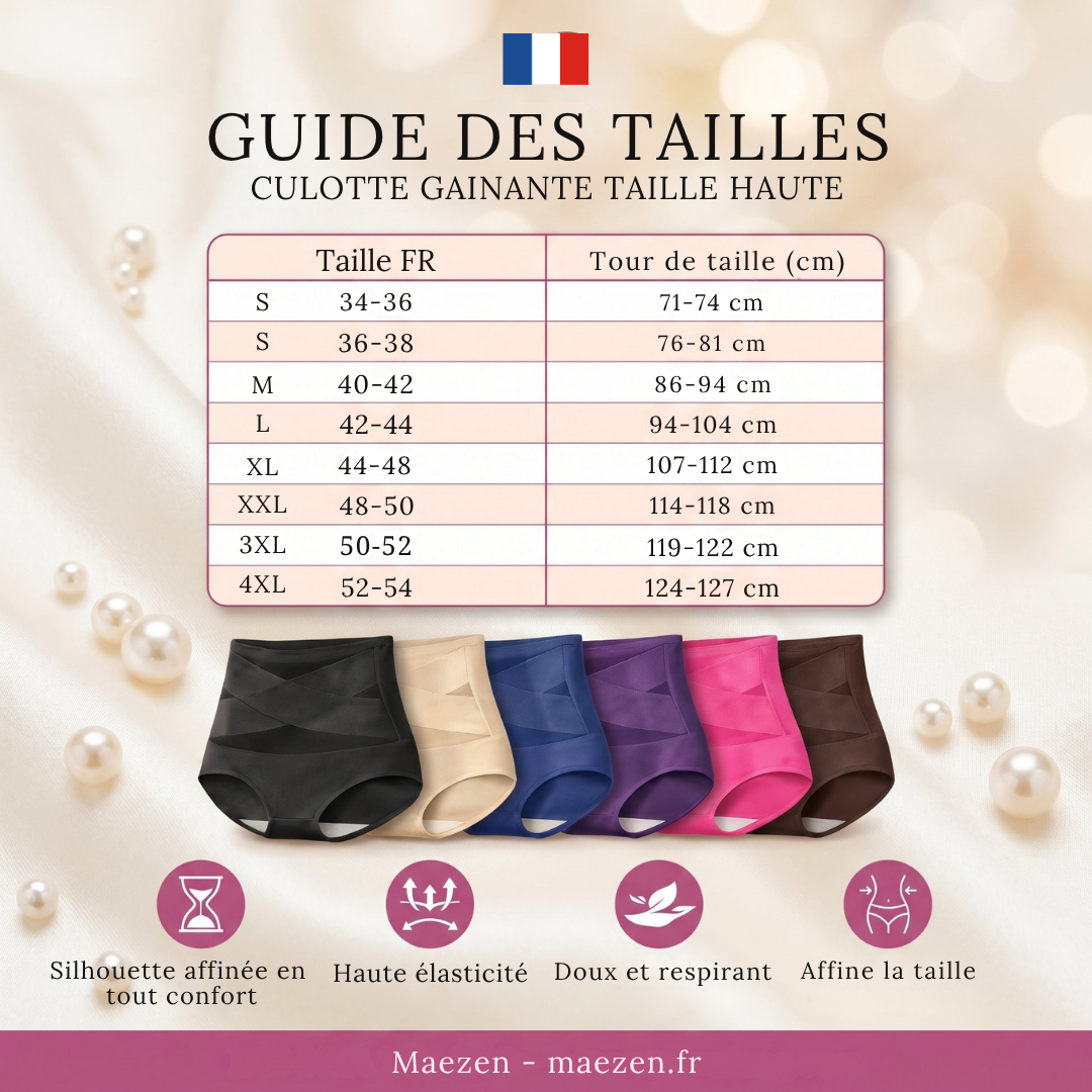 Culotte Gainante Taille Haute — Ventre Plat