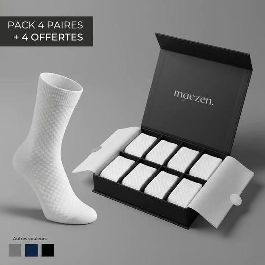 Chaussettes Mi-Hautes en fibre de bambou premium