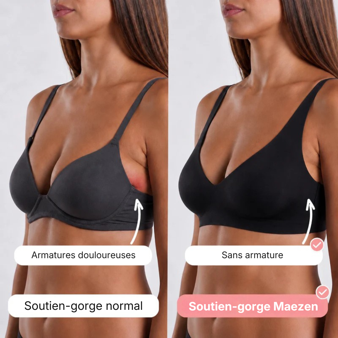 Soutien-gorge gainant sans armatures