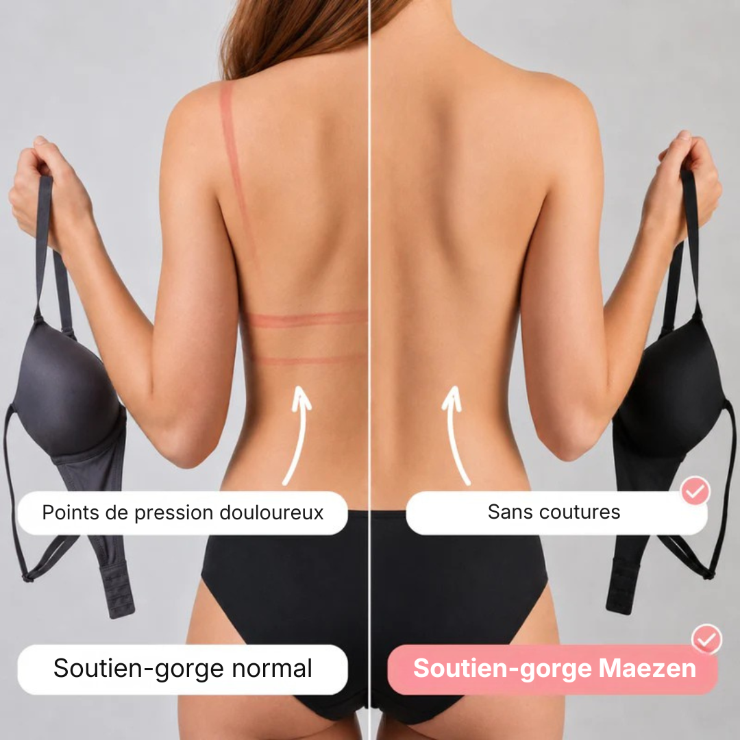 Soutien-gorge gainant sans armatures