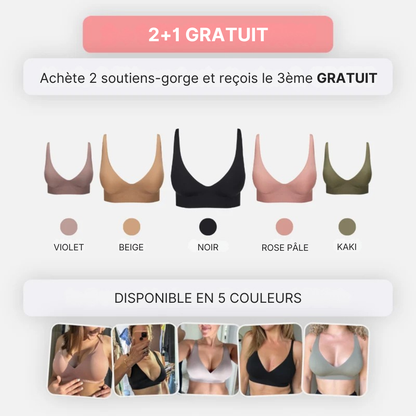 Soutien-gorge gainant sans armatures