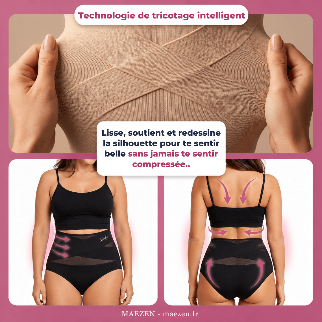 Culotte Gainante Taille Haute — Ventre Plat