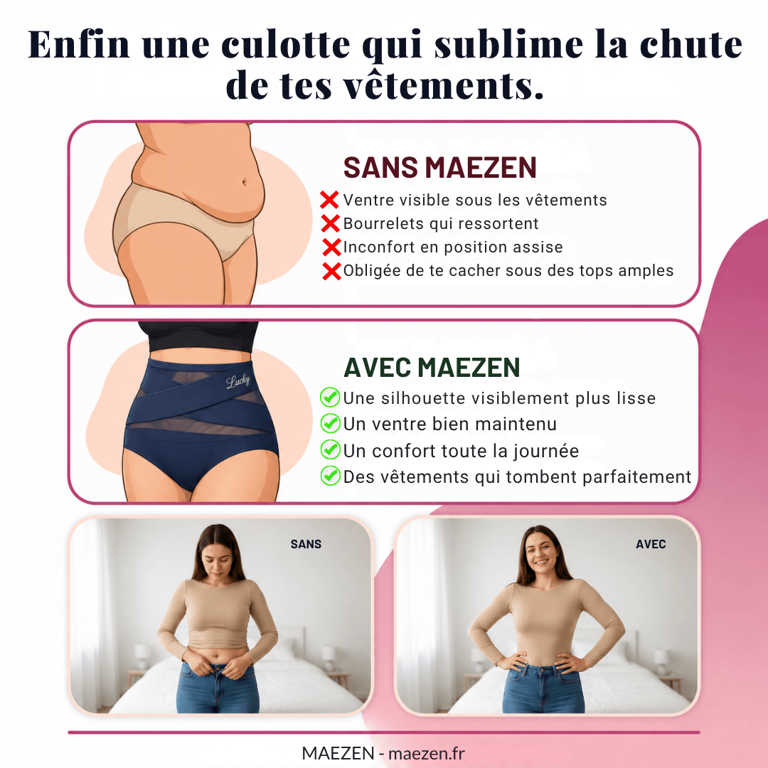 Culotte Gainante Taille Haute — Ventre Plat