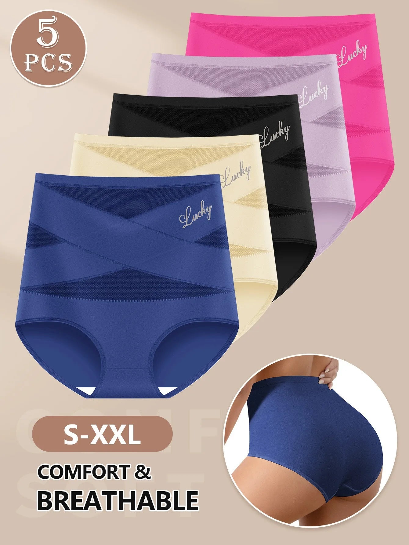 Culotte Gainante Taille Haute — Ventre Plat