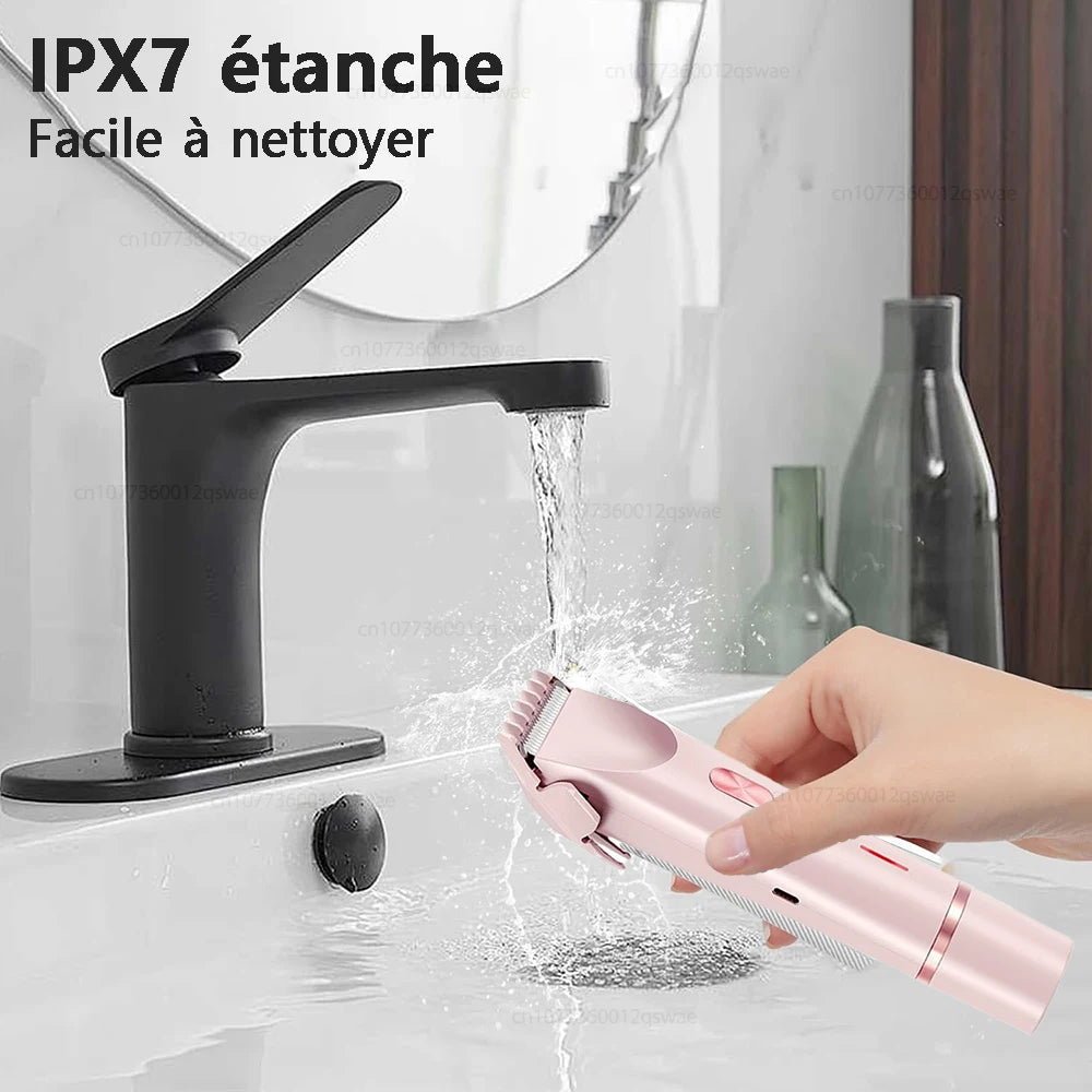 Electric Shaver for Woman Double Head Dual Purpose Female Razor Body Epilator Leg Underarm Bikini Electric Hair Remover Trimmer