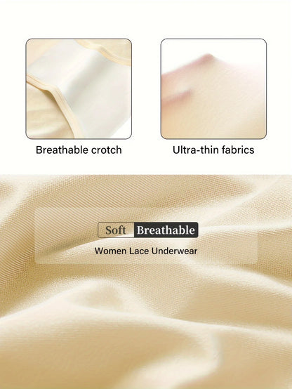 1pcs High Waisted Women's Panties Breathable Mesh Cross Tummy Cinching Ice Silk No Trace Triangle Panties Tummy Tuck Shape